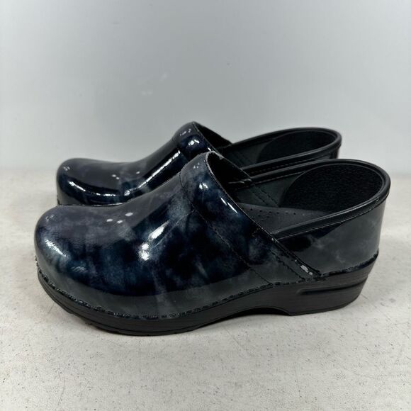 Womens Dansko Professional Petrol Patent Pro Work Nurse Shoe Clog Size 38 US 7.5 - Picture 4 of 7